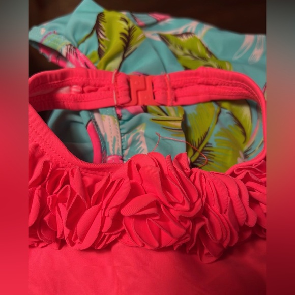 Bundle of 2 Carter’s, 2 piece Swimsuits, size 18 months  
Pink, blue - Picture 5 of 6